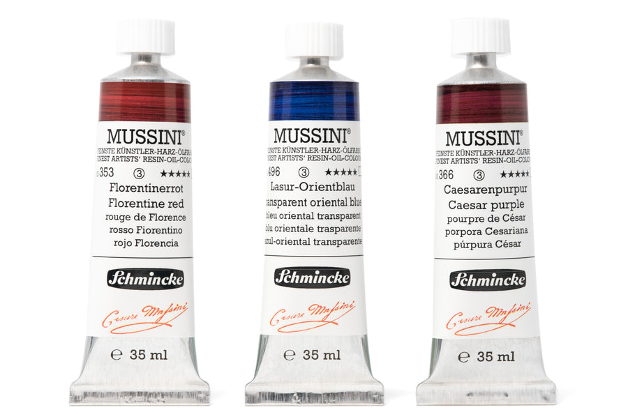 Schmincke Mussini Oil Colors, Glazing Trio – St. Louis Art Supply