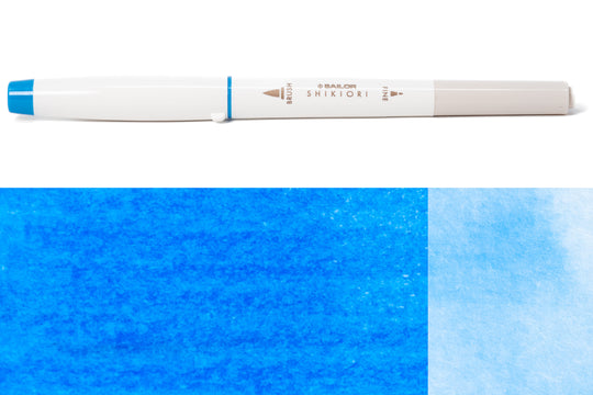 Sailor - Shikiori Brush Pens, #205 Souten (Azure Sky) - St. Louis Art Supply