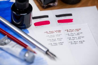 Silk Pure White Washi Paper, Pack of 12 Sheets, A4