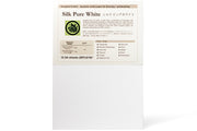 Silk Pure White Washi Paper, Pack of 12 Sheets, A4