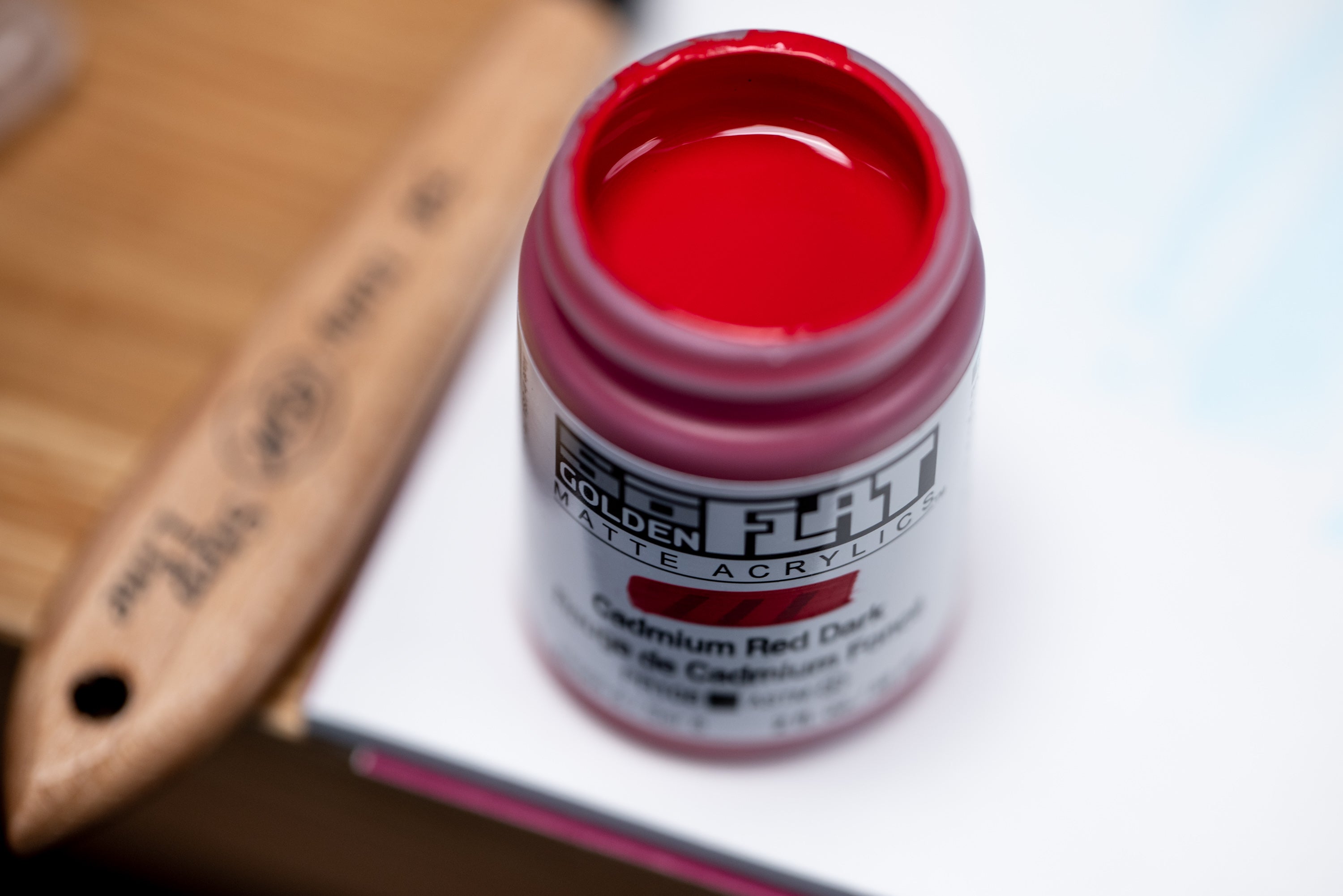 Golden SoFlat Matte Acrylics, Fluorescent Orange