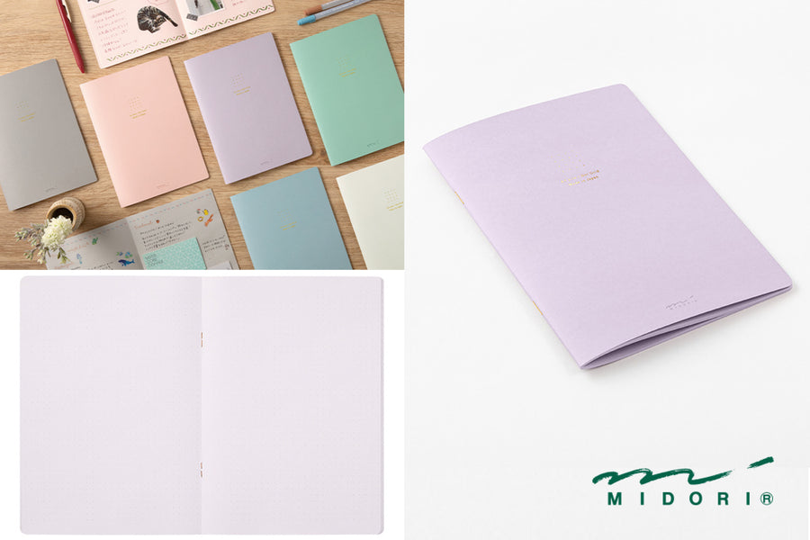 Soft Color Notebook, Dot Grid, A5