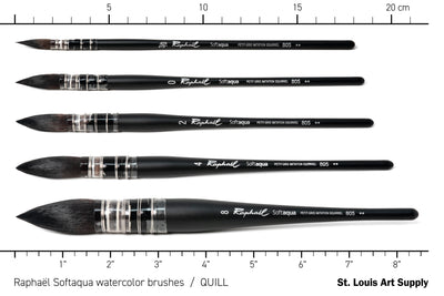 Raphaël - Softaqua Watercolor Brushes - St. Louis Art Supply