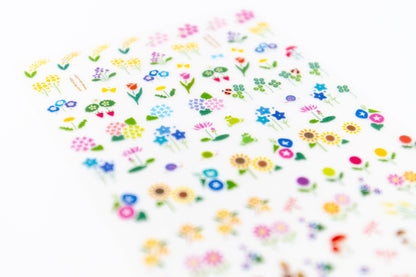 Springtime Flora Sticker SheetMidori 