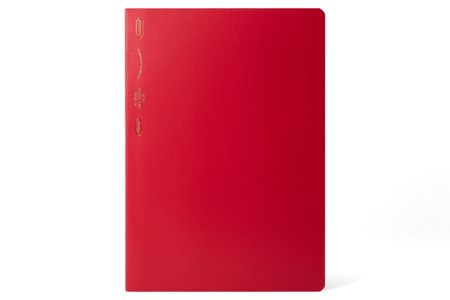 Stalogy - Editor's Series 365Days Notebook, A5, Red, Plain Paper - St. Louis Art Supply
