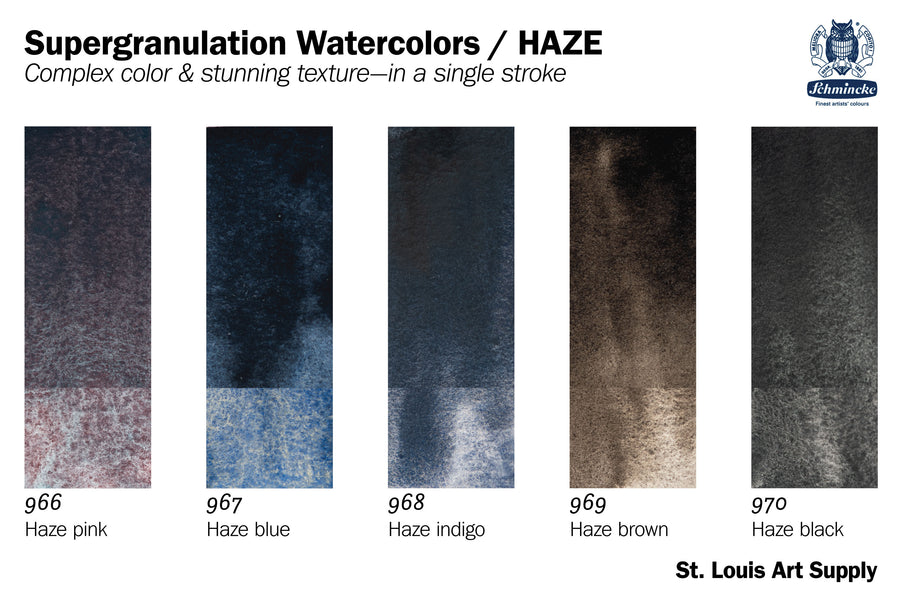 Schmincke - Horadam Supergranulation Watercolor Set, Haze - St. Louis Art Supply