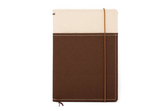 Kokuyo - LAST CHANCE: Systemic Notebook Cover A5, Brown/Tan - St. Louis Art Supply