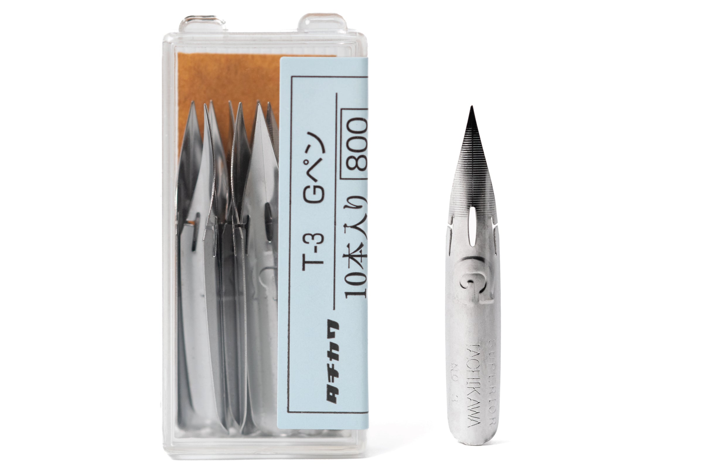  Tachikawa Pen Nib Holder(T-40) + Nikko G Pen Nib, Pack of 3,and  Anti Rust Paper included