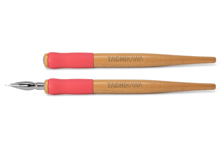 Tachikawa - Tachikawa T-36 Pen Holder, Pink Grip - St. Louis Art Supply