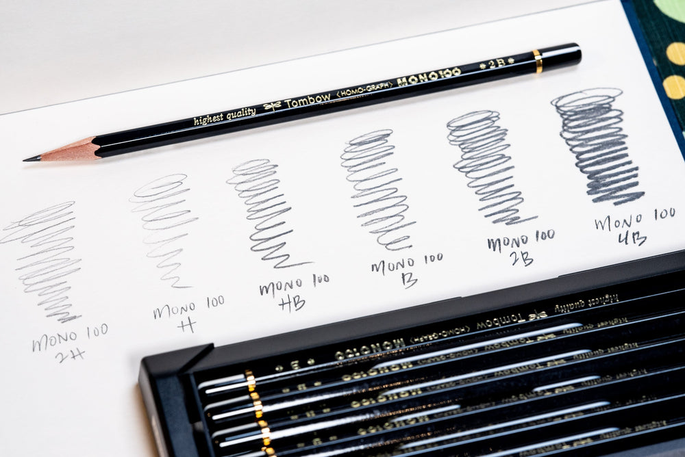Tombow MONO-100-2H potlood Mono 100 hardheid 2H, set van 12, zwart Tombow MONO-100-2H potlood Mono 100 hardheid 2H, set van 12, zwart
