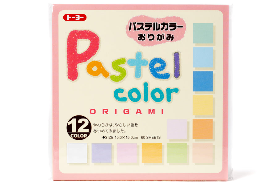 Pastel Color Origami Paper, 15 cm, 60 sheets