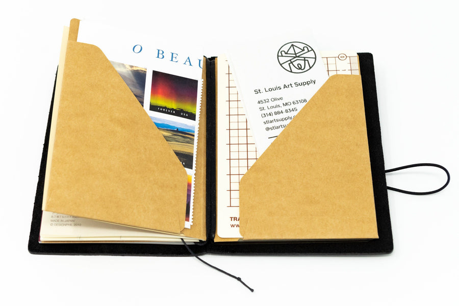Traveler's Notebook Refill #010: Kraft Paper Folder, Passport Size - St. Louis Art Supply