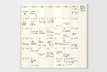 Traveler's Notebook Refill #017: Free Diary Monthly, Regular Size - St. Louis Art Supply