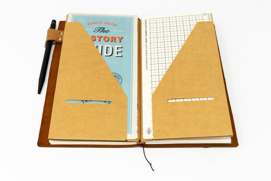 Traveler's Notebook Refill #020: Kraft Paper Folder, Regular Size - St. Louis Art Supply