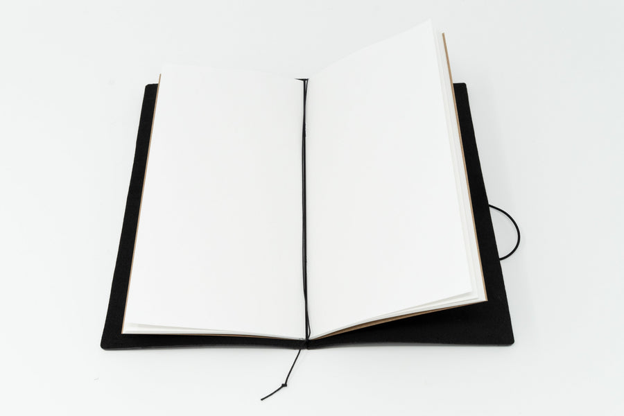 Traveler's Notebook Starter Set, Regular Size, Black - St. Louis Art Supply