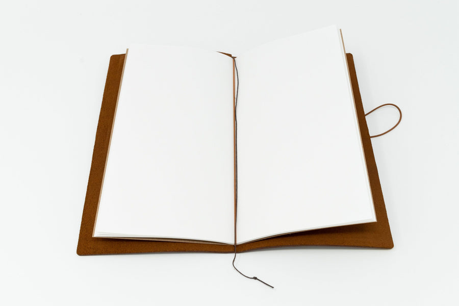 Traveler's Notebook Starter Set, Regular Size, Camel - St. Louis Art Supply