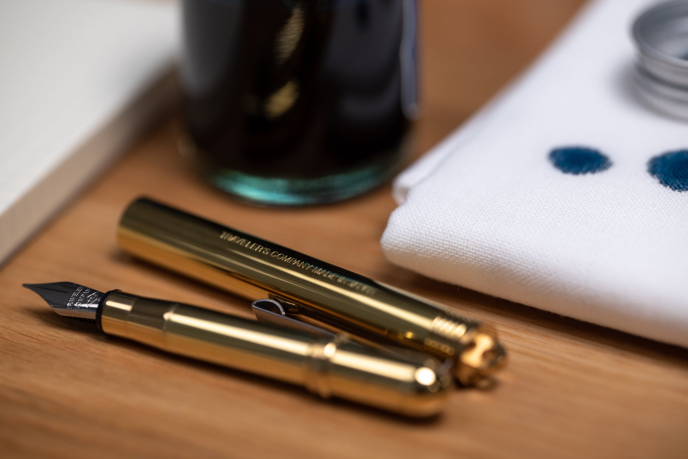 Traveler's Brass Pen: Pure