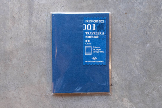 Traveler's Notebook Refill #004: Zipper Case, Passport Size – St