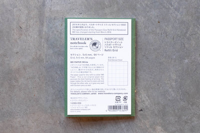 Traveler's Notebook Refill #002: MD Paper, Grid, Passport Size - St. Louis Art Supply