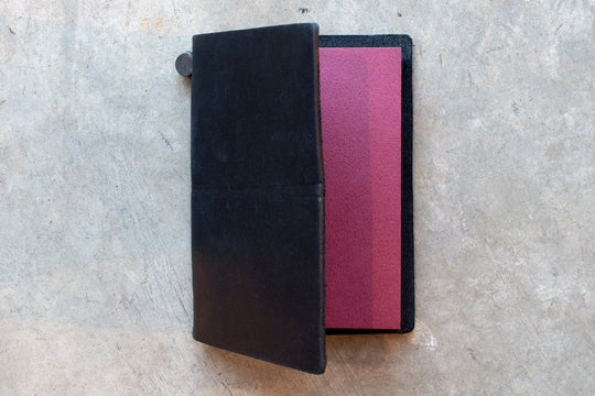 Traveler's Notebook Starter Set, Passport Size, Black - St. Louis Art Supply