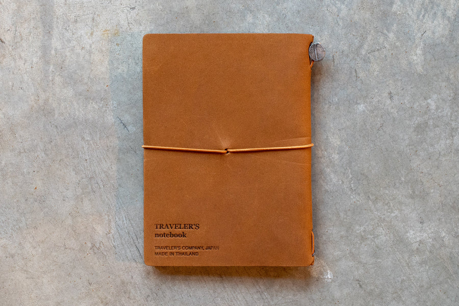 Traveler's Notebook Starter Set, Passport Size, Camel - St. Louis Art Supply