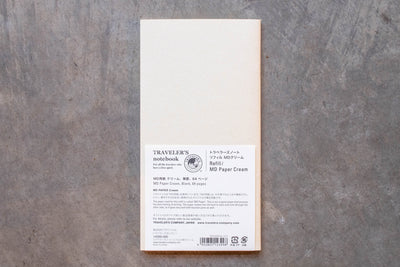 Traveler's Company - Traveler's Notebook Refill #025: MD Paper Cream, Regular Size - St. Louis Art Supply