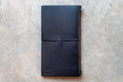 Traveler's Notebook Starter Set, Regular Size, Black - St. Louis Art Supply