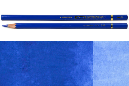 Uni Watercolor Pencils, #844 Light Cobalt Blue