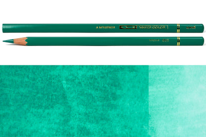 Uni Watercolor Pencils, #861 Viridian